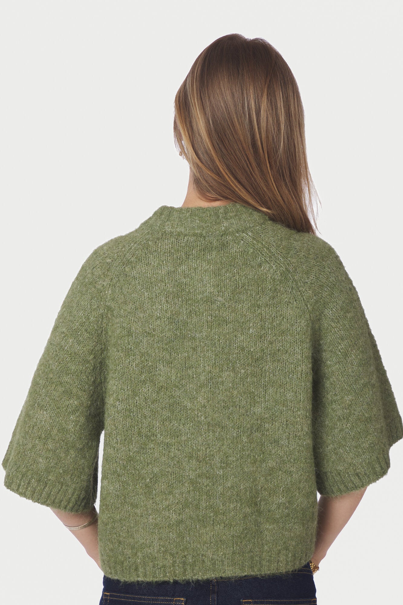 Benuta Fluffy cardigan - Dusty Green